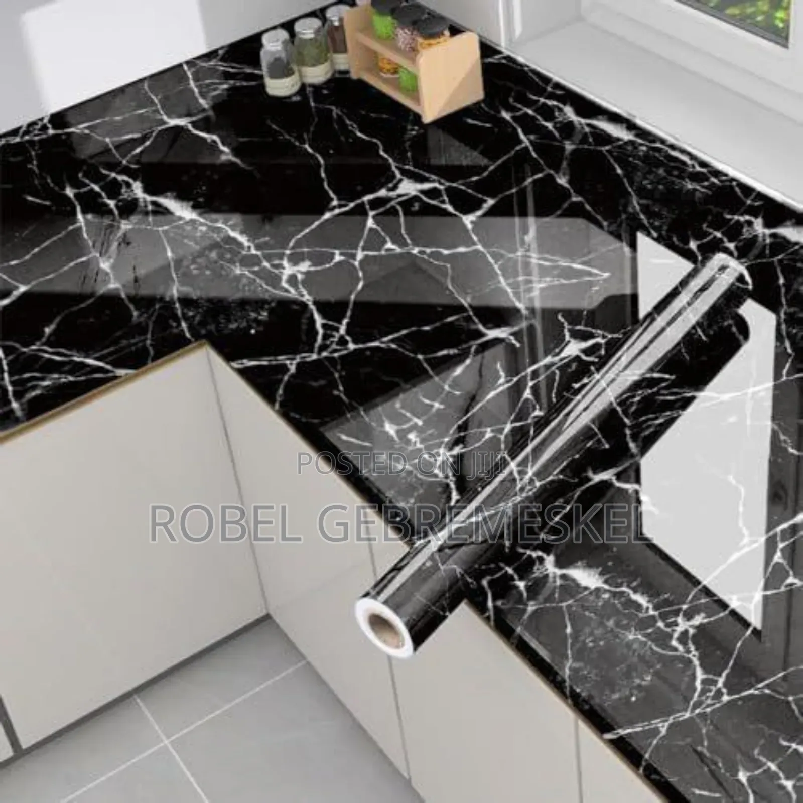 Marble Pattern Water Proof Self Adhesive Wall Sticker