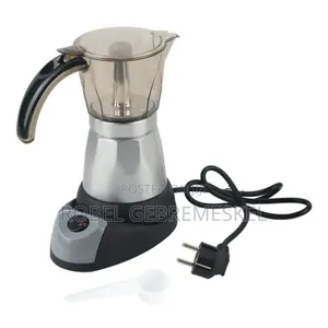 Photo - Electric Coffee Maker
300ml የሚይዝ ባለ6 ስኒ
