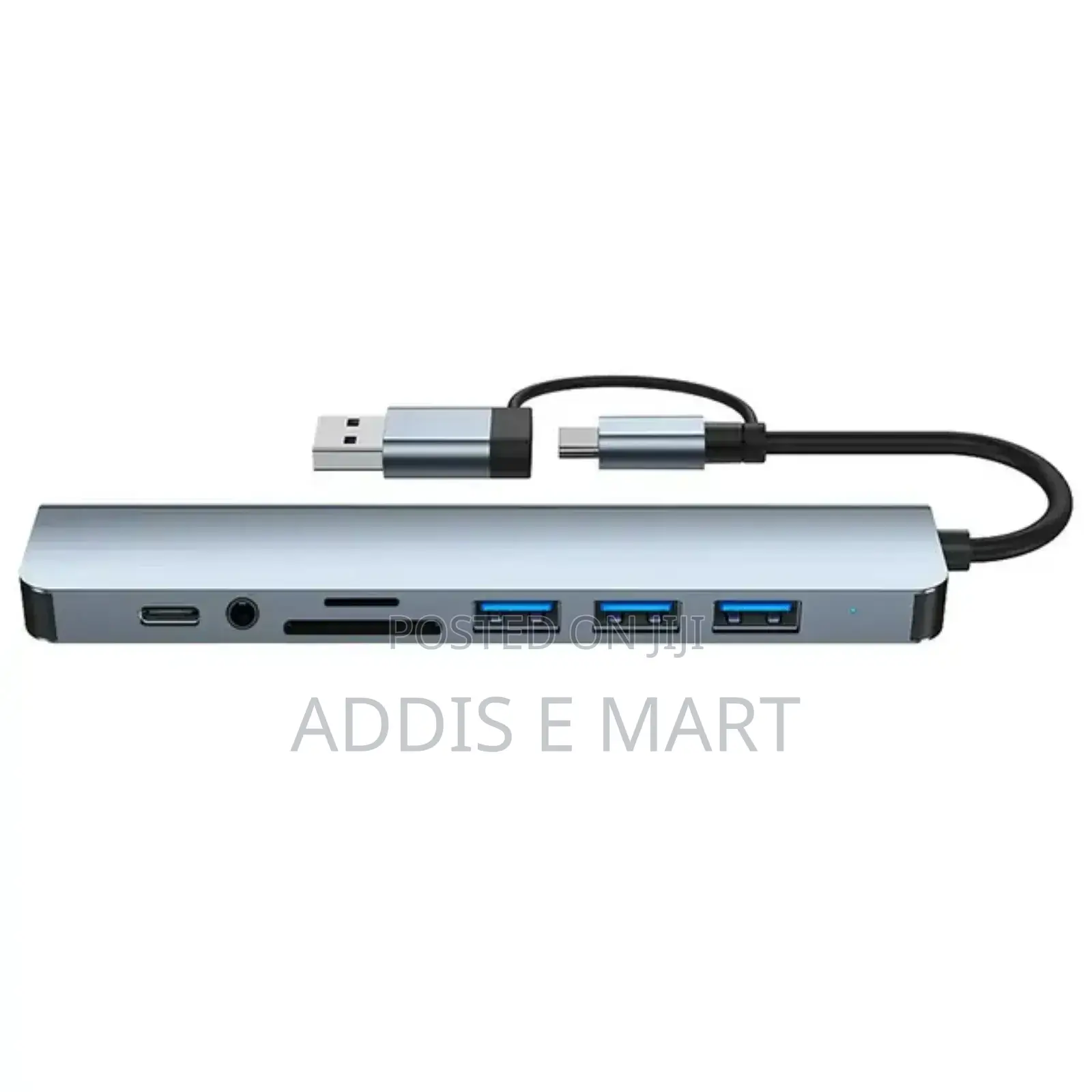 8in1 USB HUB Adapter Includes