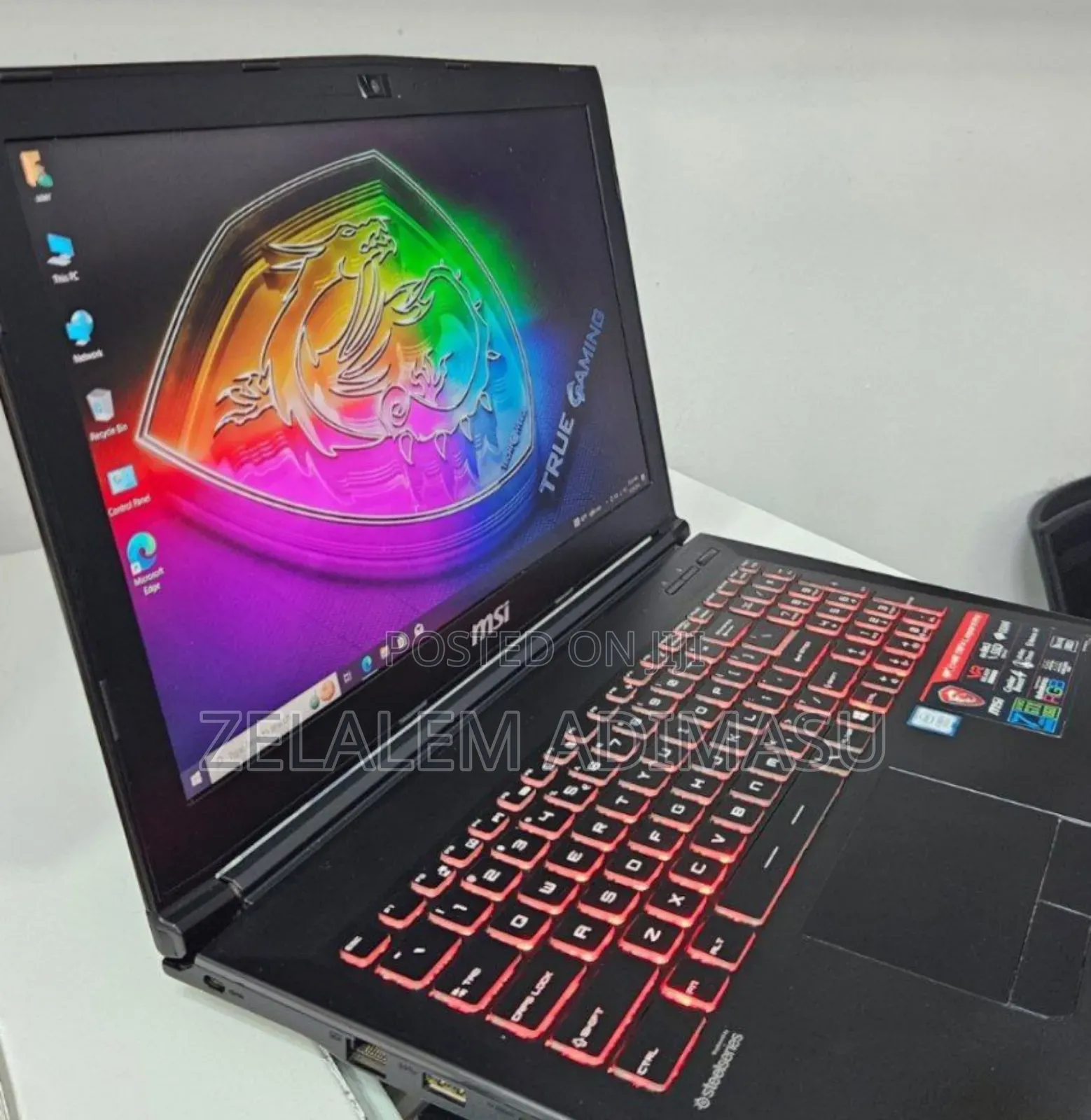 New Laptop MSI GF63 8GB Intel Core I7 SSD 256GB