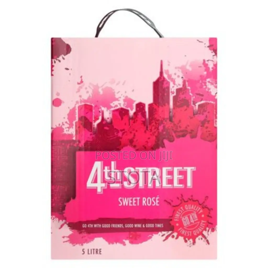 4th Street Wine Sweet Rose 5 Liter