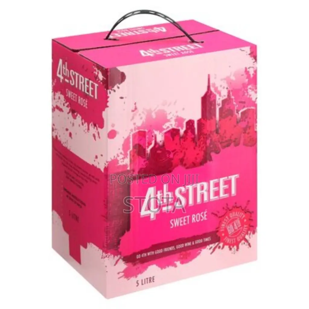 4th Street Wine Sweet Rose 5 Liter