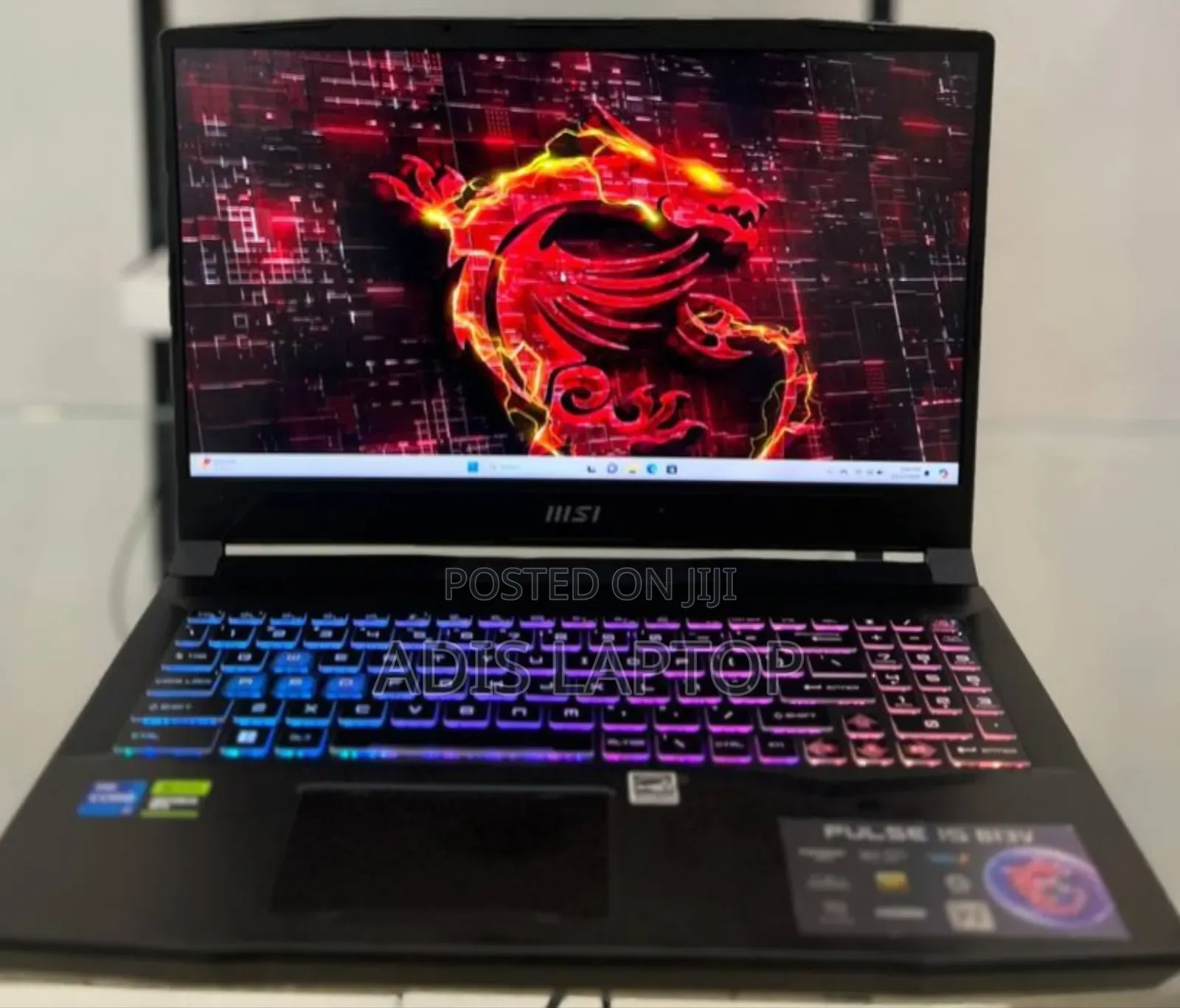 New Laptop MSI Pulse GL66 16GB Intel Core I7 SSD 1T