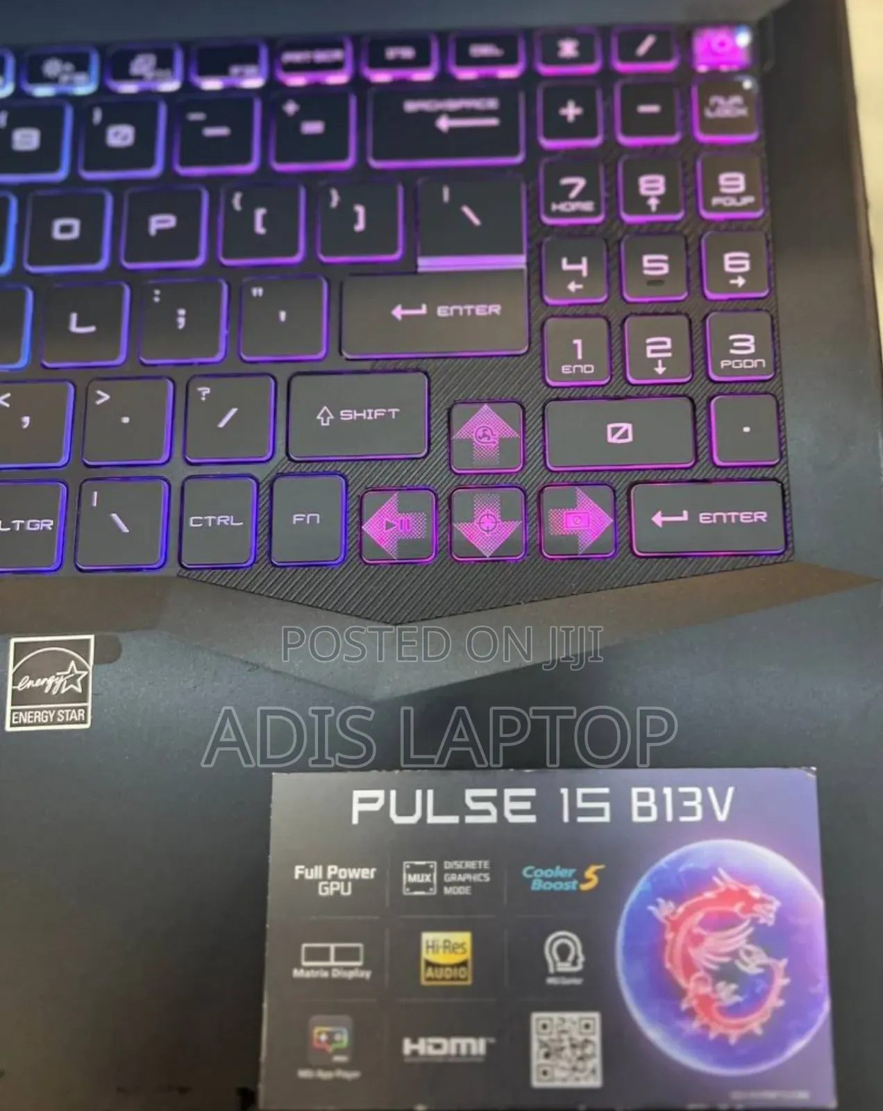 New Laptop MSI 16GB Intel Core I7 SSD 1T