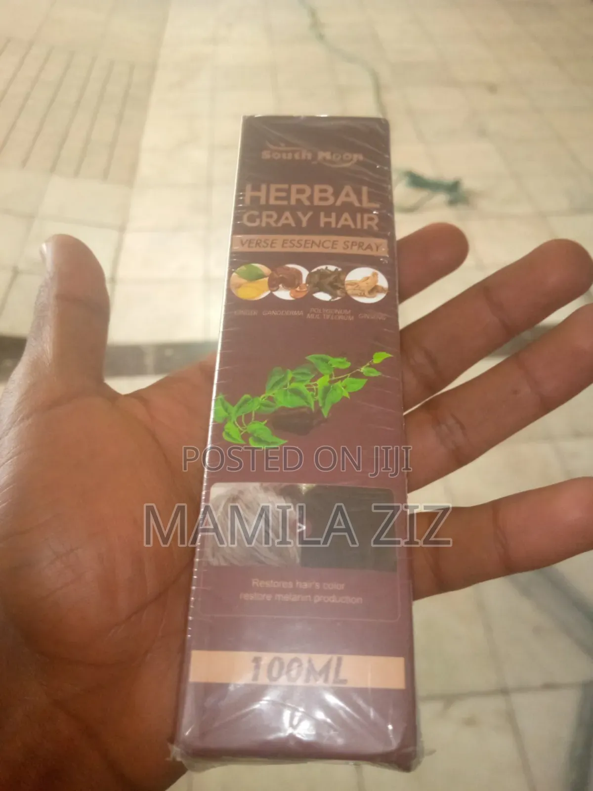 Herbal Gray Spray ሽበት ማጥፊያ