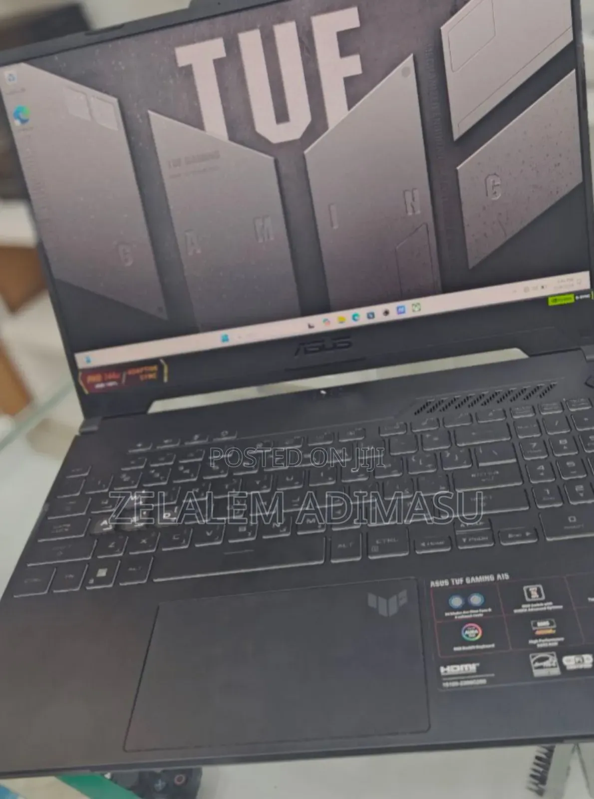 New Laptop Asus TUF Gaming A15 16GB AMD Ryzen 7 SSD 512GB