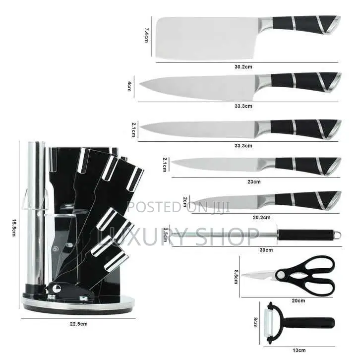 9pcs Kitchen Knife Set