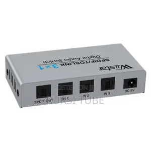 Photo - Wiistar 3 Port Digital Optical Audio Switch 3 In 1 Out SPDIF