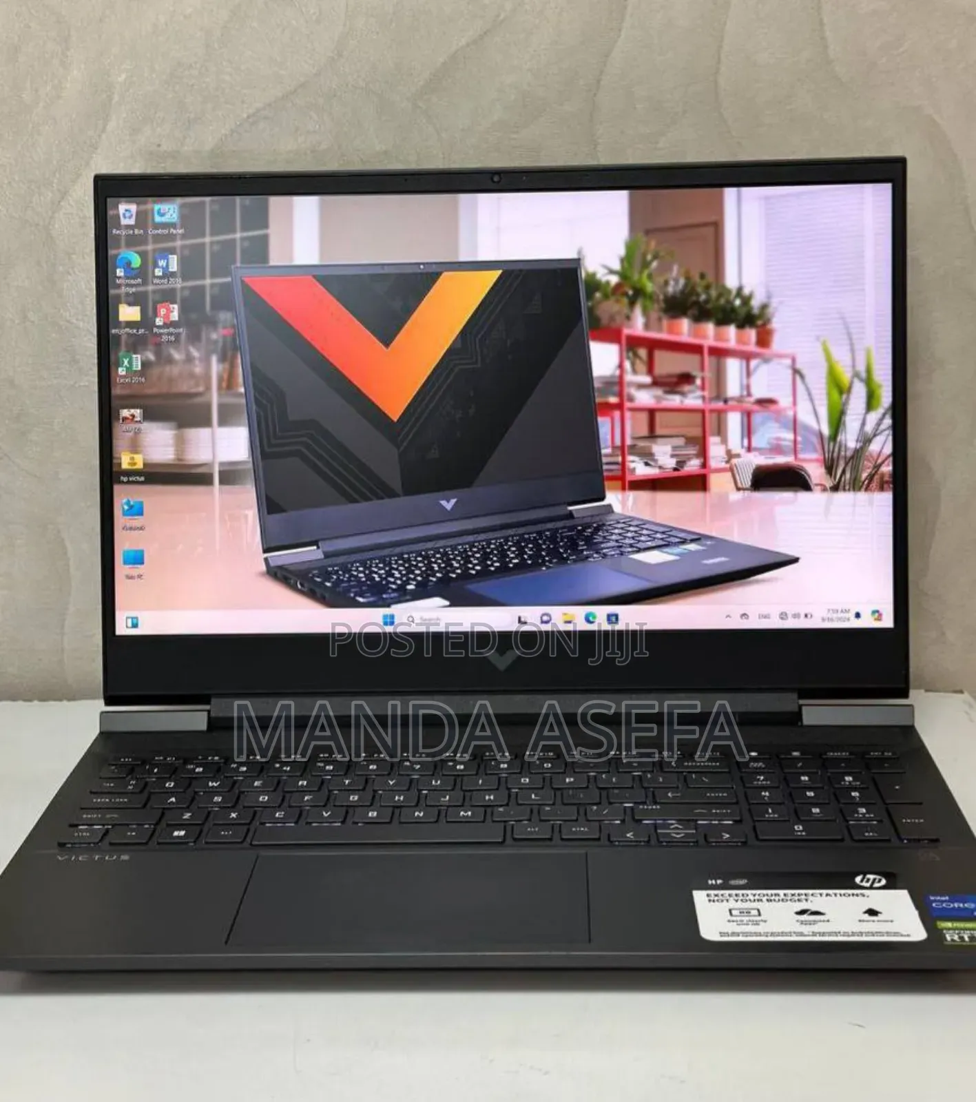 New Laptop HP Victus 15 16GB Intel Core I7 SSD 512GB
