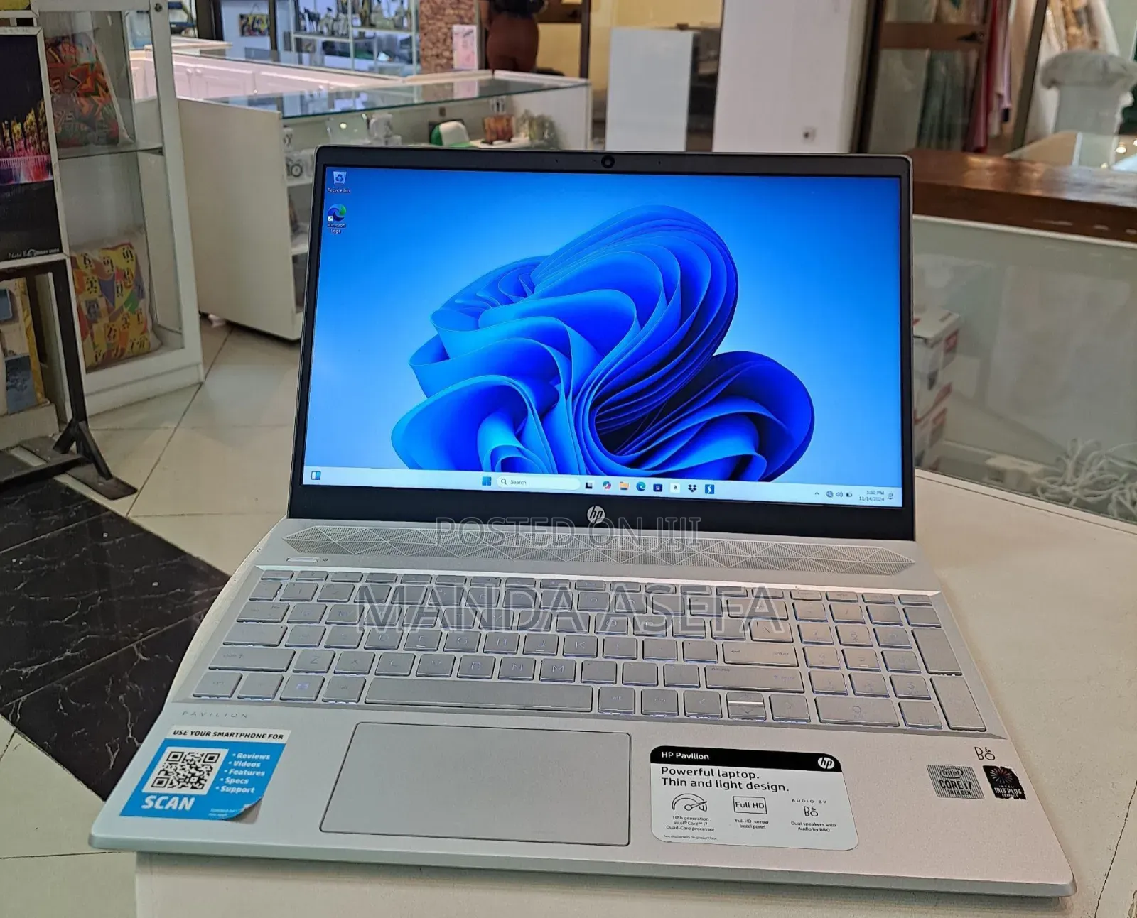 New Laptop HP Pavilion 15 16GB Intel Core I7 SSD 512GB