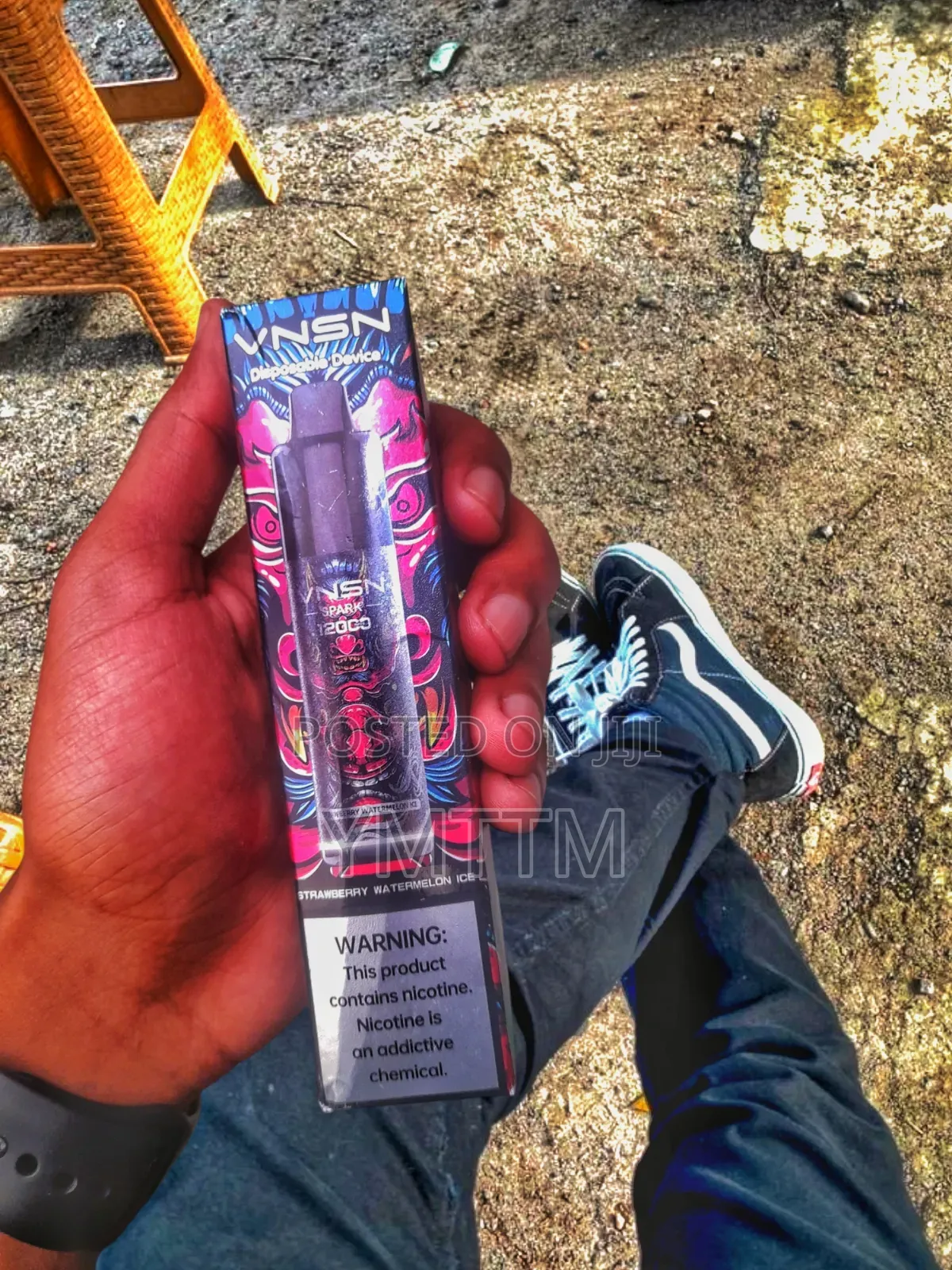 Vape VNSN 12,000puff Strawberry Watermelon Ice