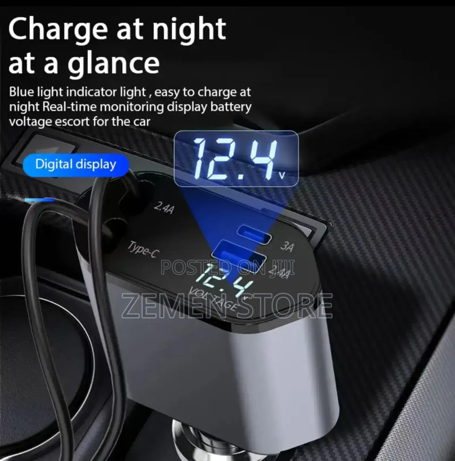 4in1 Super Fast Car Charger