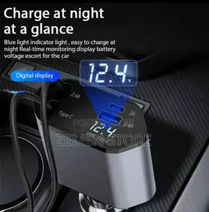 4in1 Super Fast Car Charger