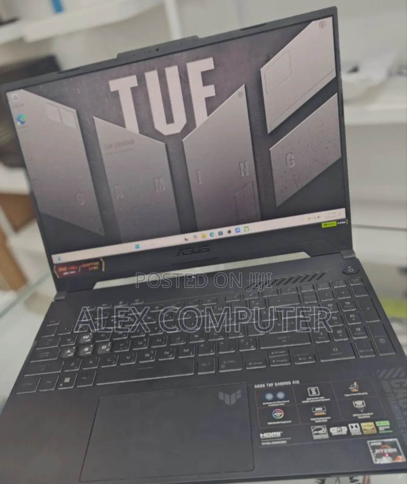 New Laptop Asus TUF Gaming A15 16GB AMD Ryzen 7 SSD 512GB