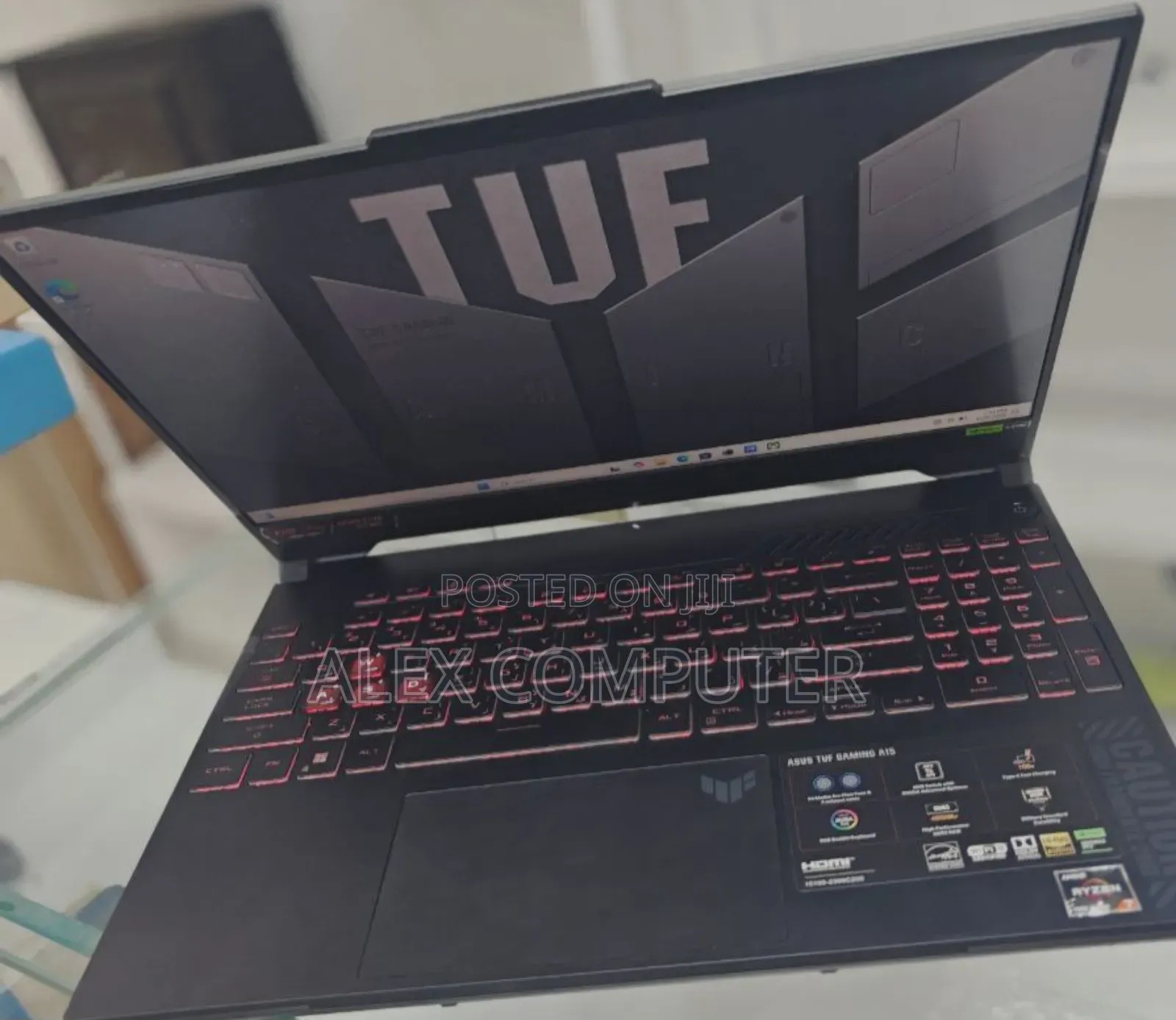 New Laptop Asus TUF Gaming A15 16GB AMD Ryzen 7 SSD 512GB