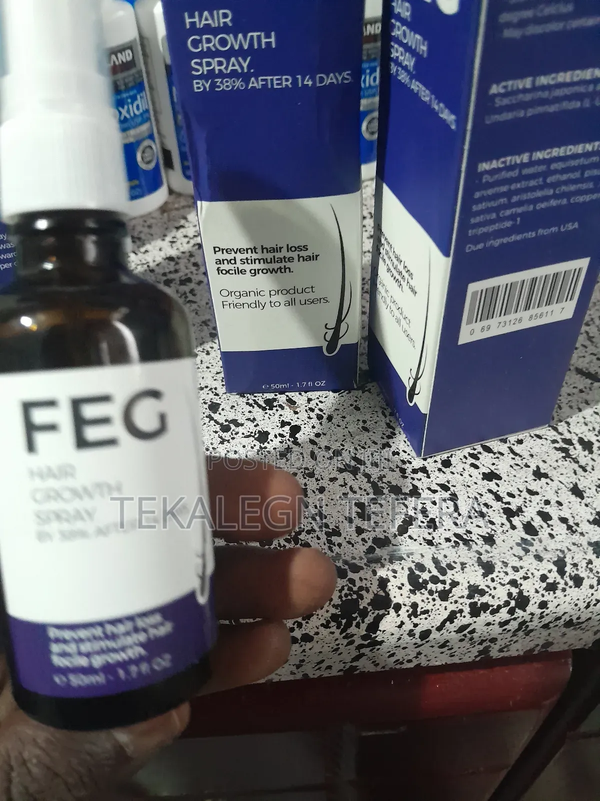 Original Ana Effective Efg Hair Growth ለፂም ለፀጉር