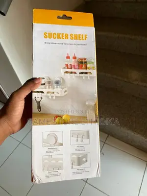 Bath Caddies የሚጣበቅ የባኞ ቤት መደርደሪያ Call