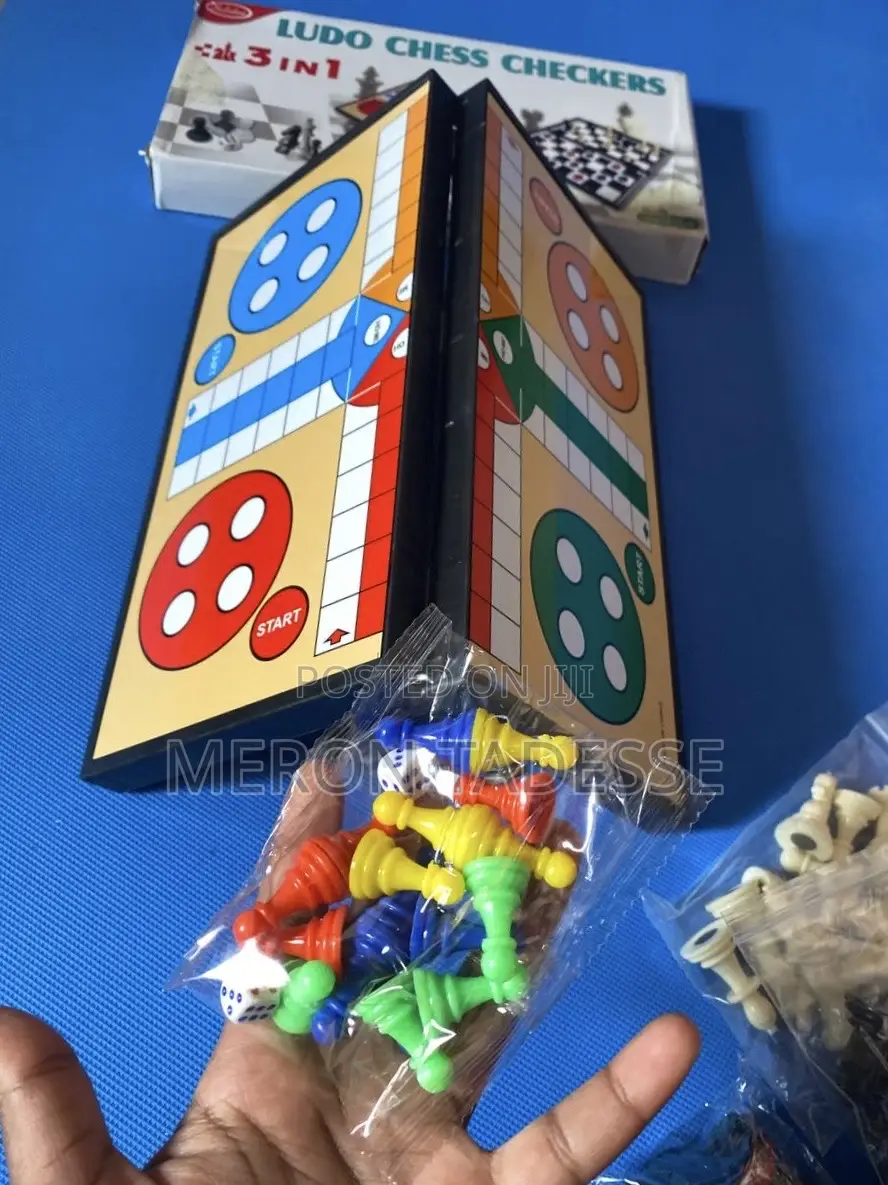 3 ቦርድ መግዛት ሳያስፈልግ 3ቱንም በ1 Ludo Chess Checker Call