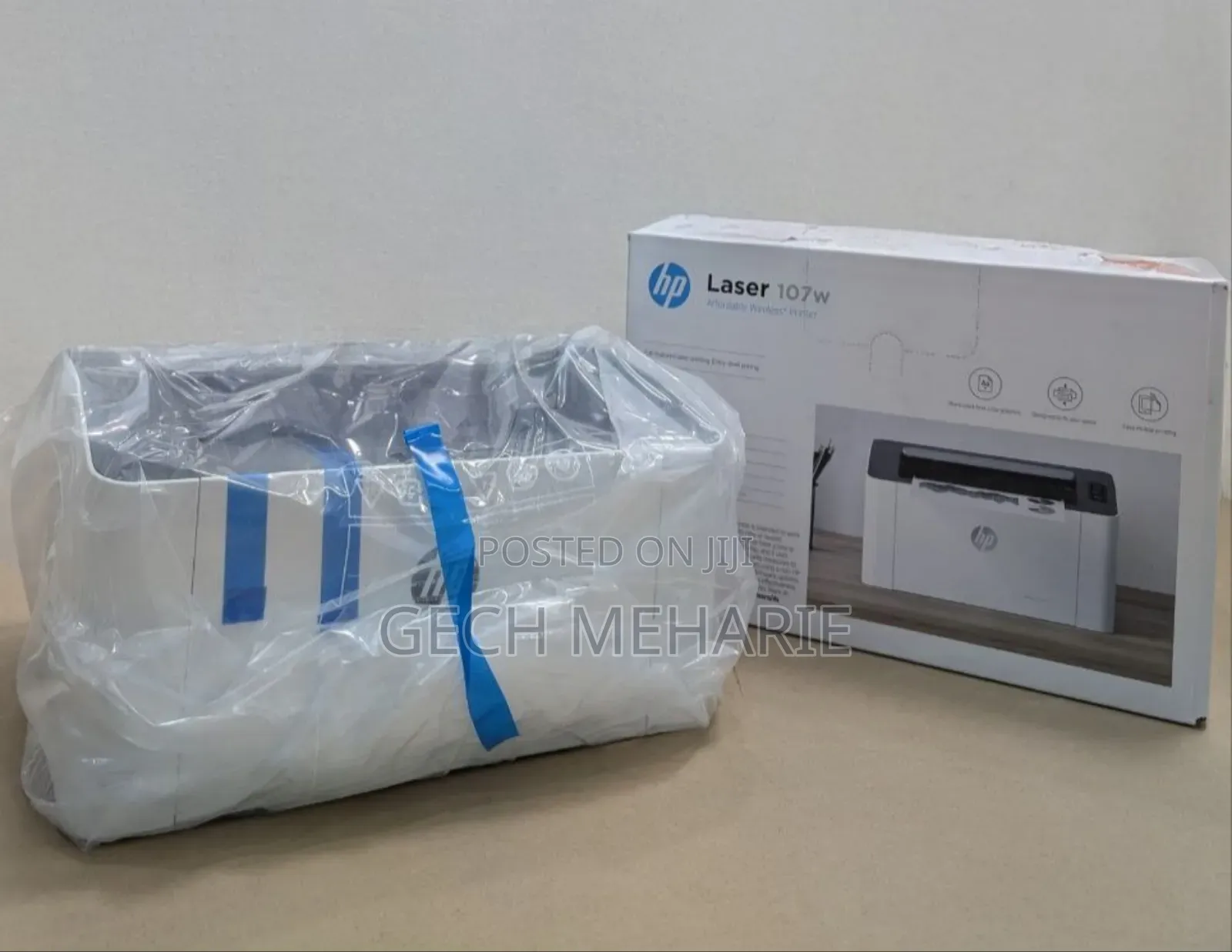 HP Laser 107w Ports Hi-Speed USB 2.0 Porrr