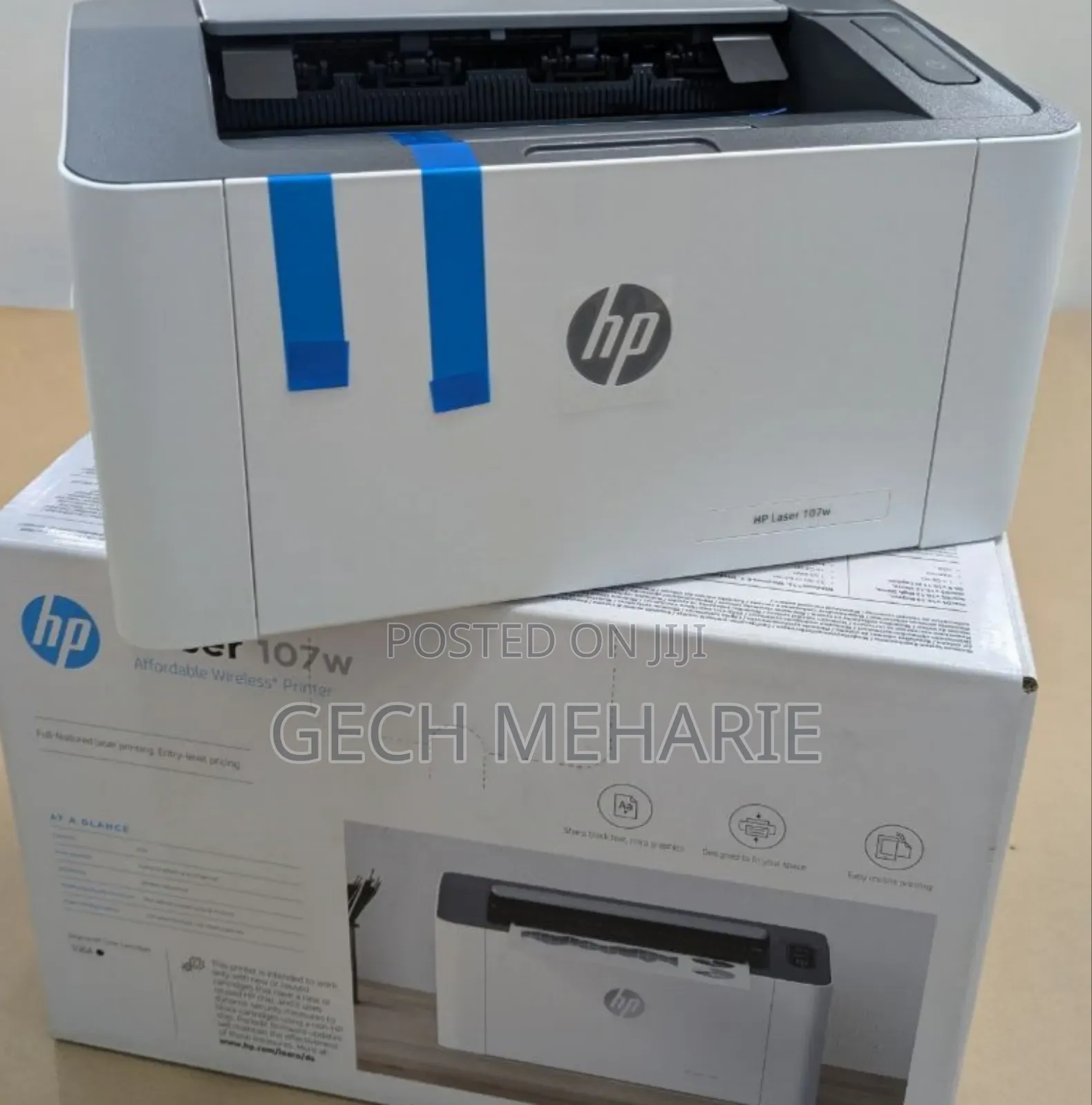 HP Laser 107w Ports Hi-Speed USB 2.0 Porrr