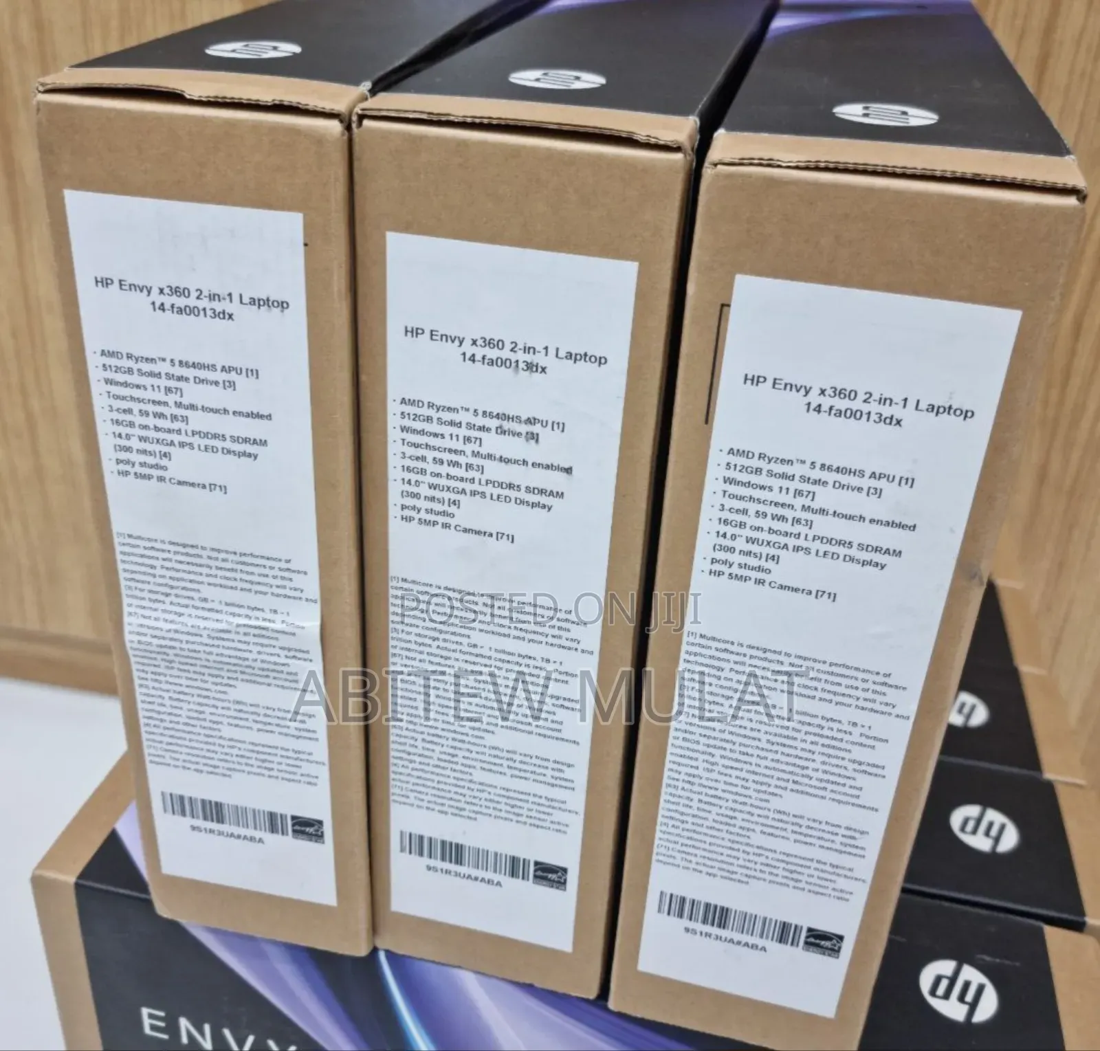 New Laptop HP Envy X360 16GB AMD Ryzen 5 SSD 512GB