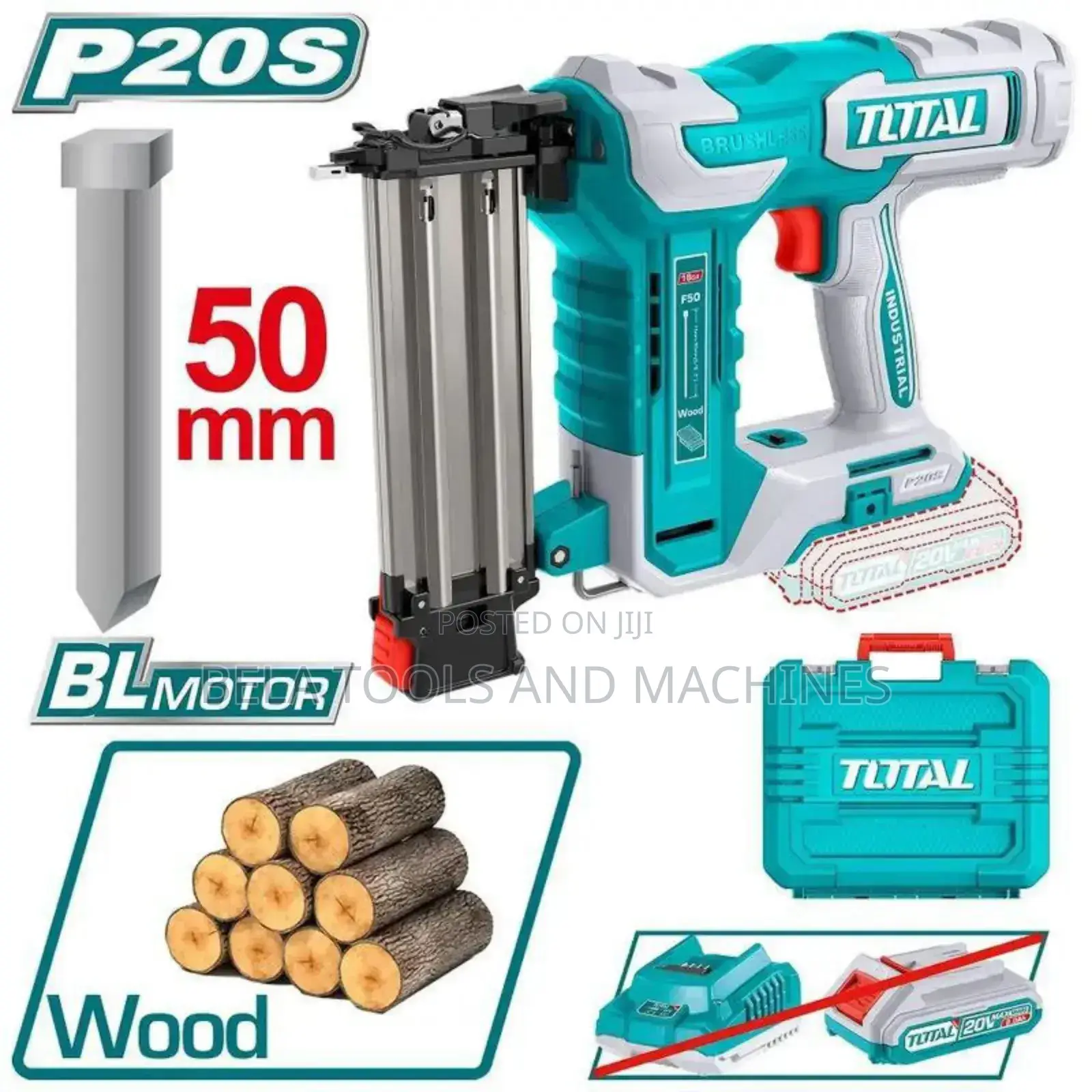 Cordless Nail Gun Shooter 20v