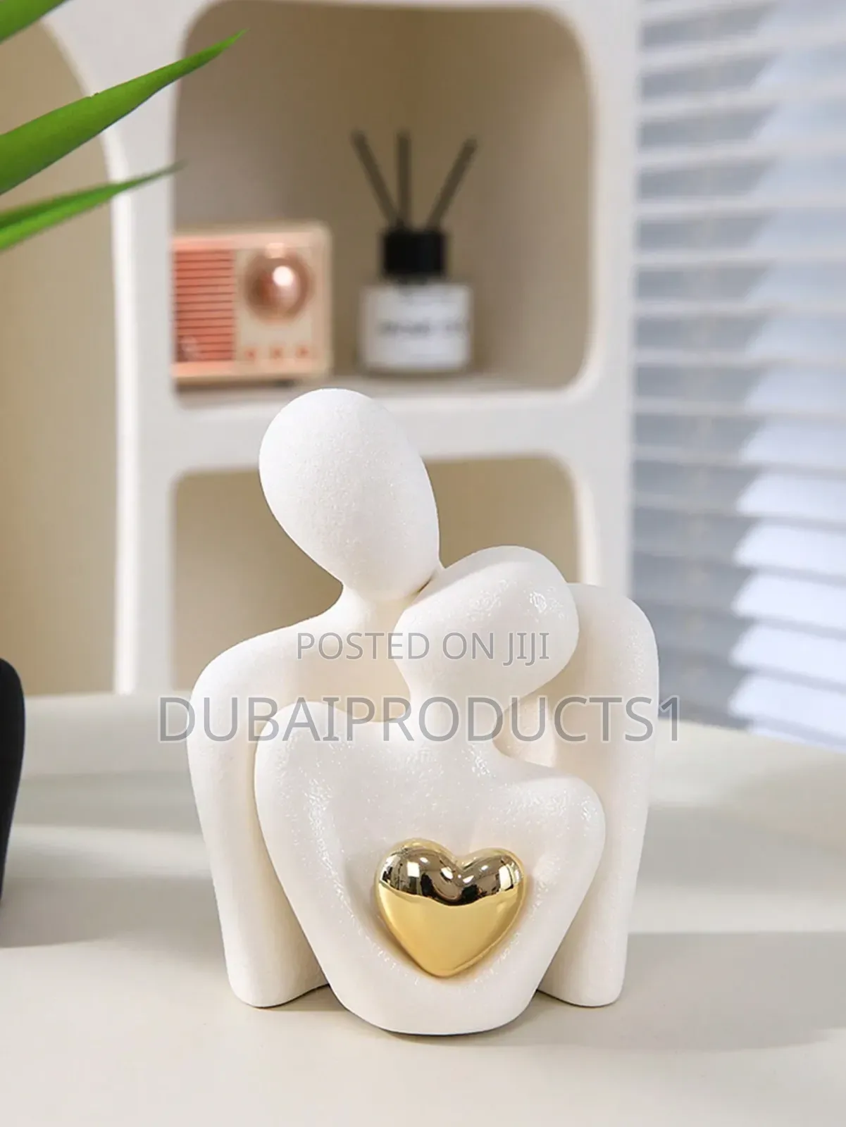 Modern Human Figure Sitting Pose Resin Ornaments Decorations