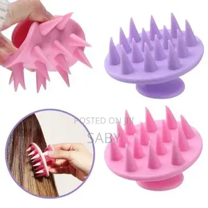 3 PCS Silicon Hair Scalp Massager Shampoo Brush