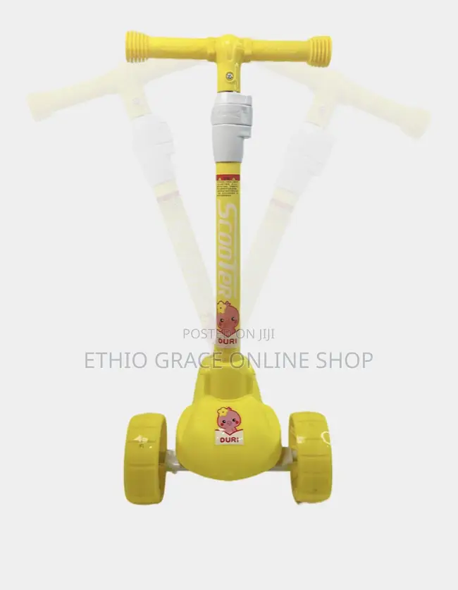 Yellow Color Kids Scooter