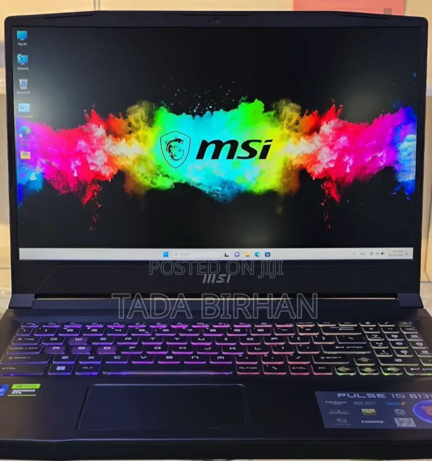 New Laptop MSI GF63 32GB Intel Core I7 SSD 1T