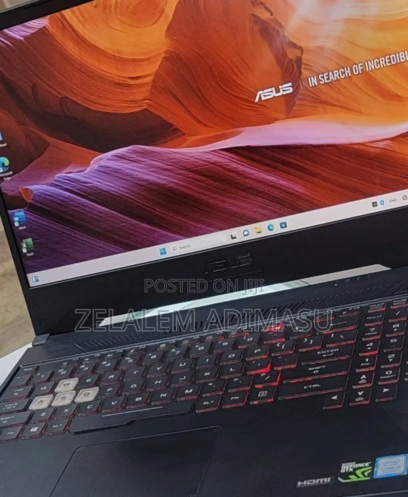 New Laptop Asus TUF Gaming A15 16GB Intel Core I7 SSD 512GB