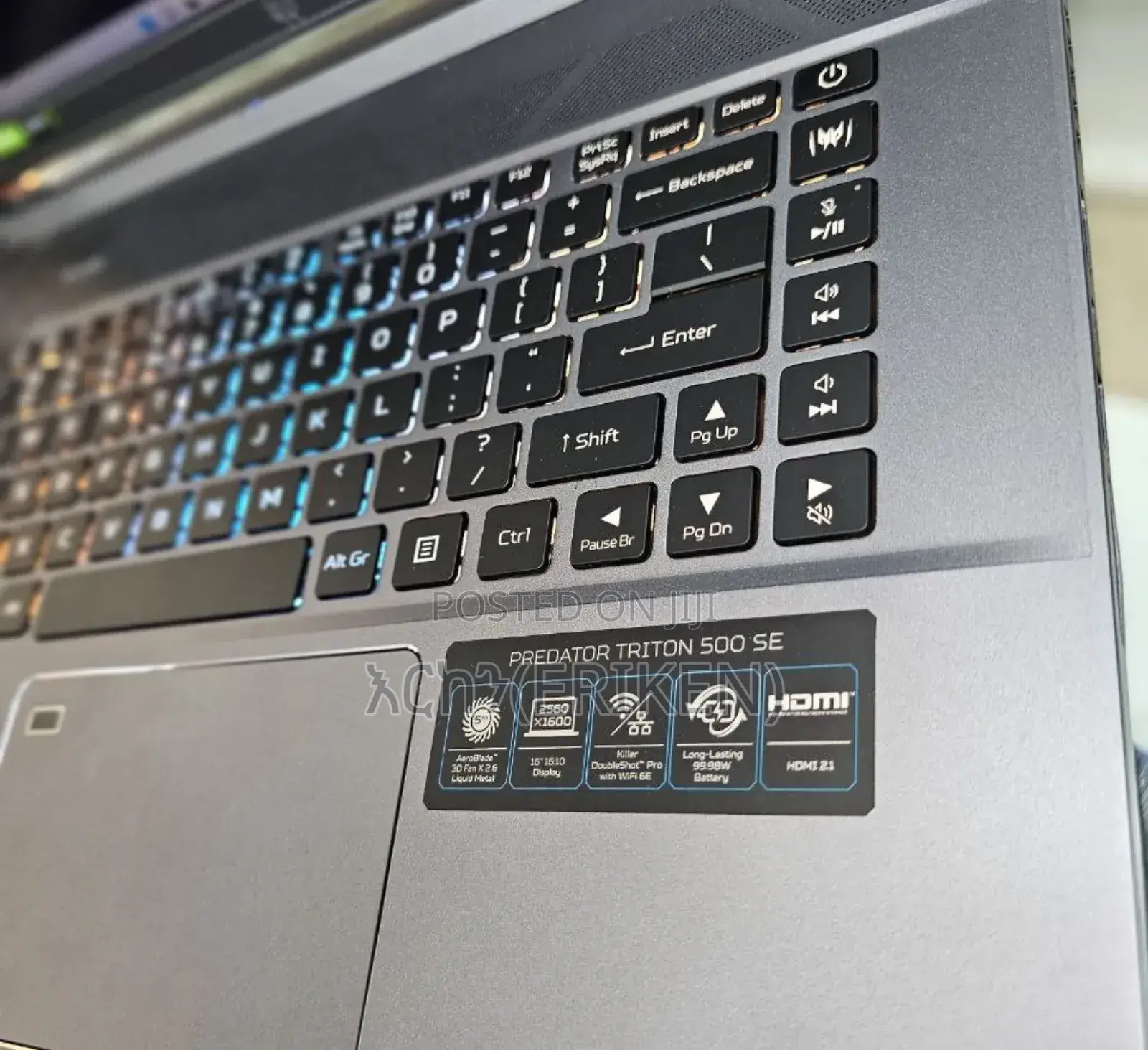 New Laptop Acer Predator Triton 500 SE 16GB Intel Core I7 SSD 2T