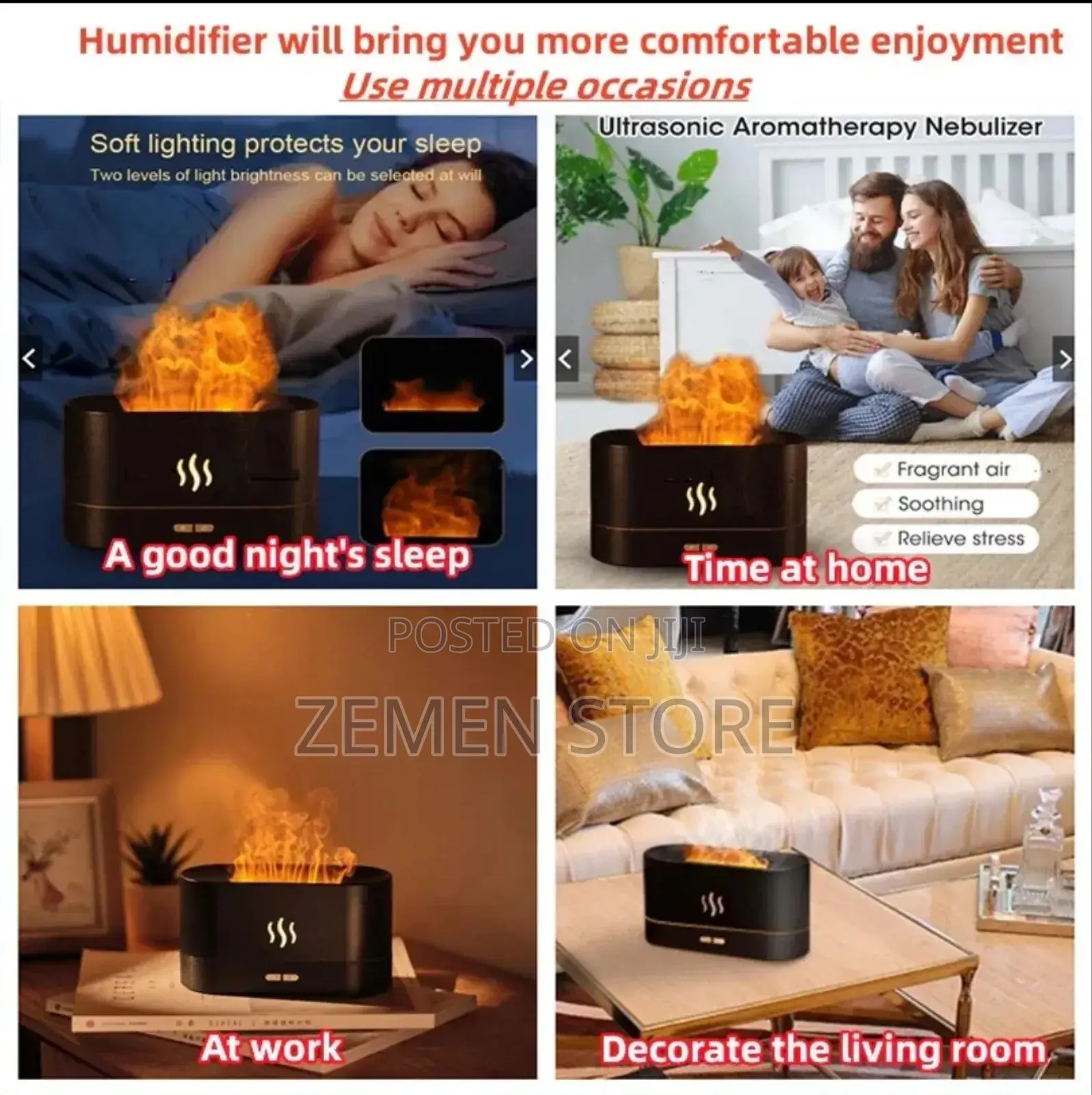 Luxurious Flame Aroma Humidifier