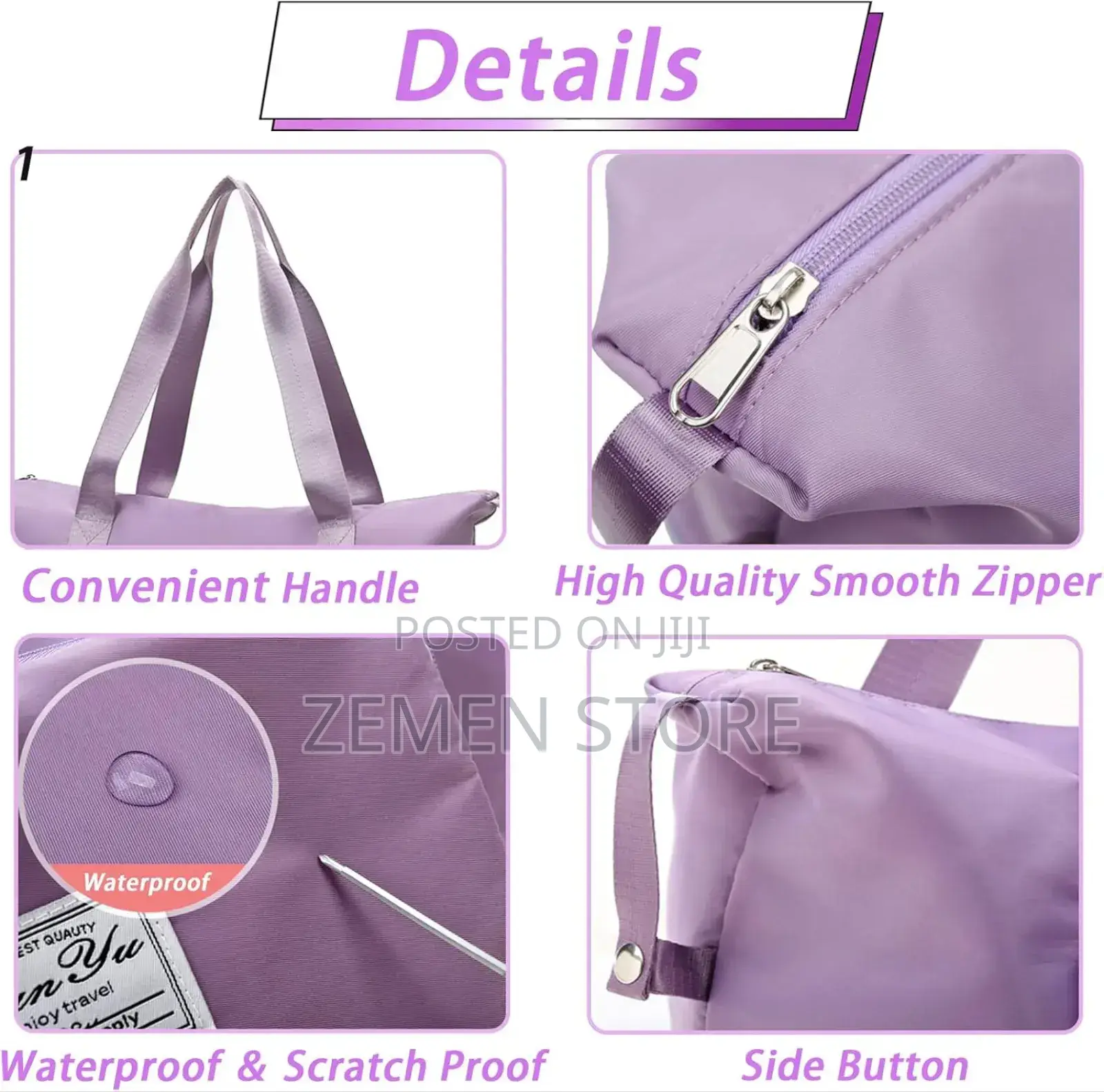 Waterproof High Quality Foldable Travel Bag