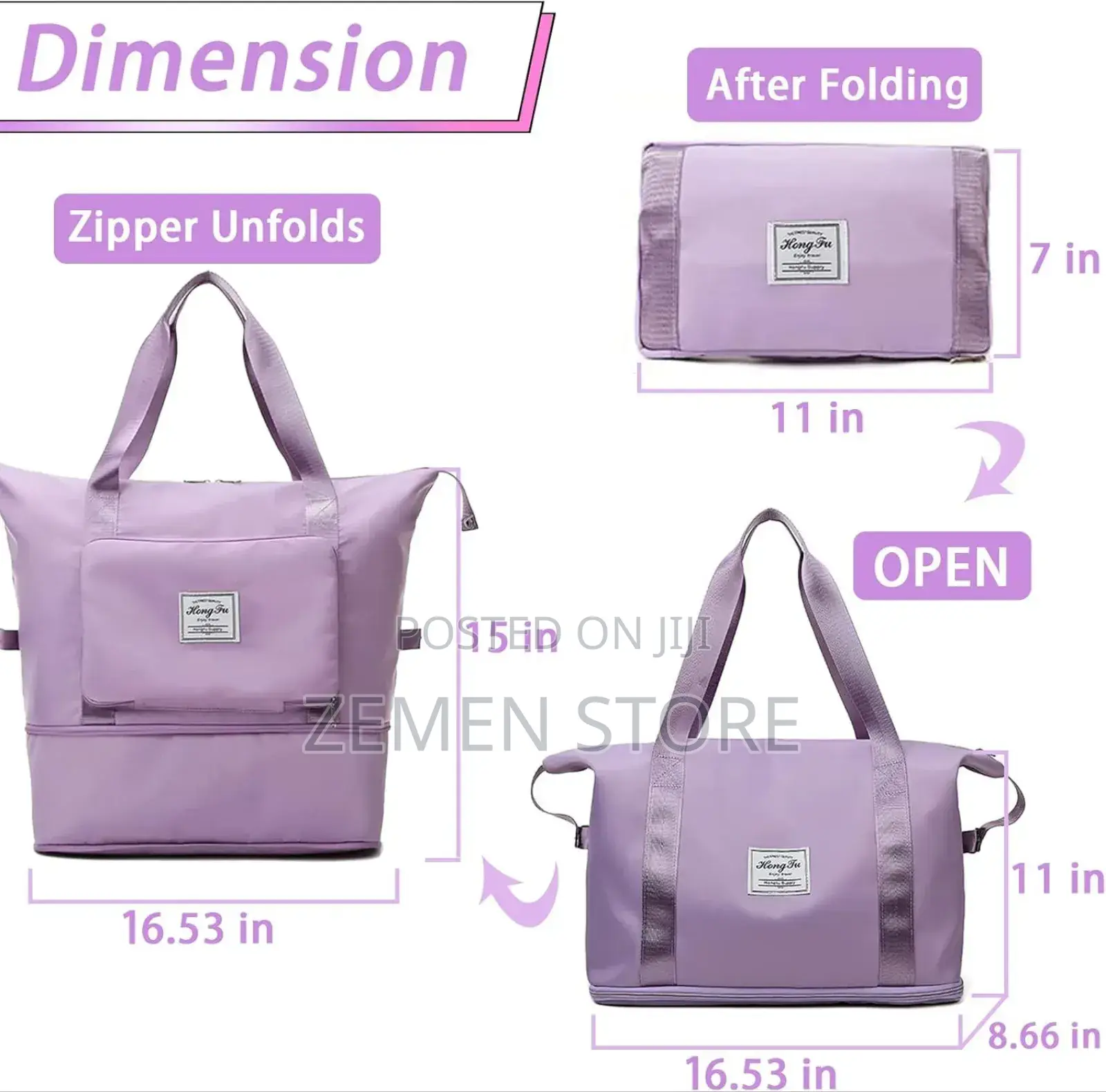 Waterproof High Quality Foldable Travel Bag