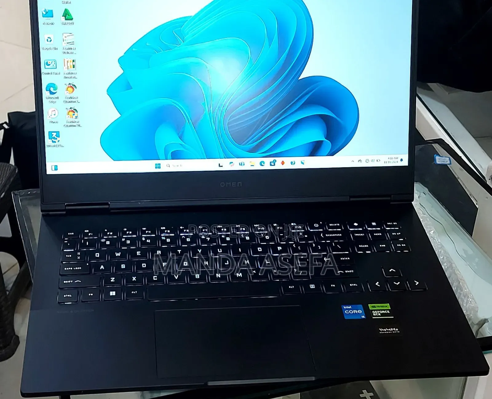 New Laptop HP Omen 16 16GB Intel Core I5 SSD 512GB