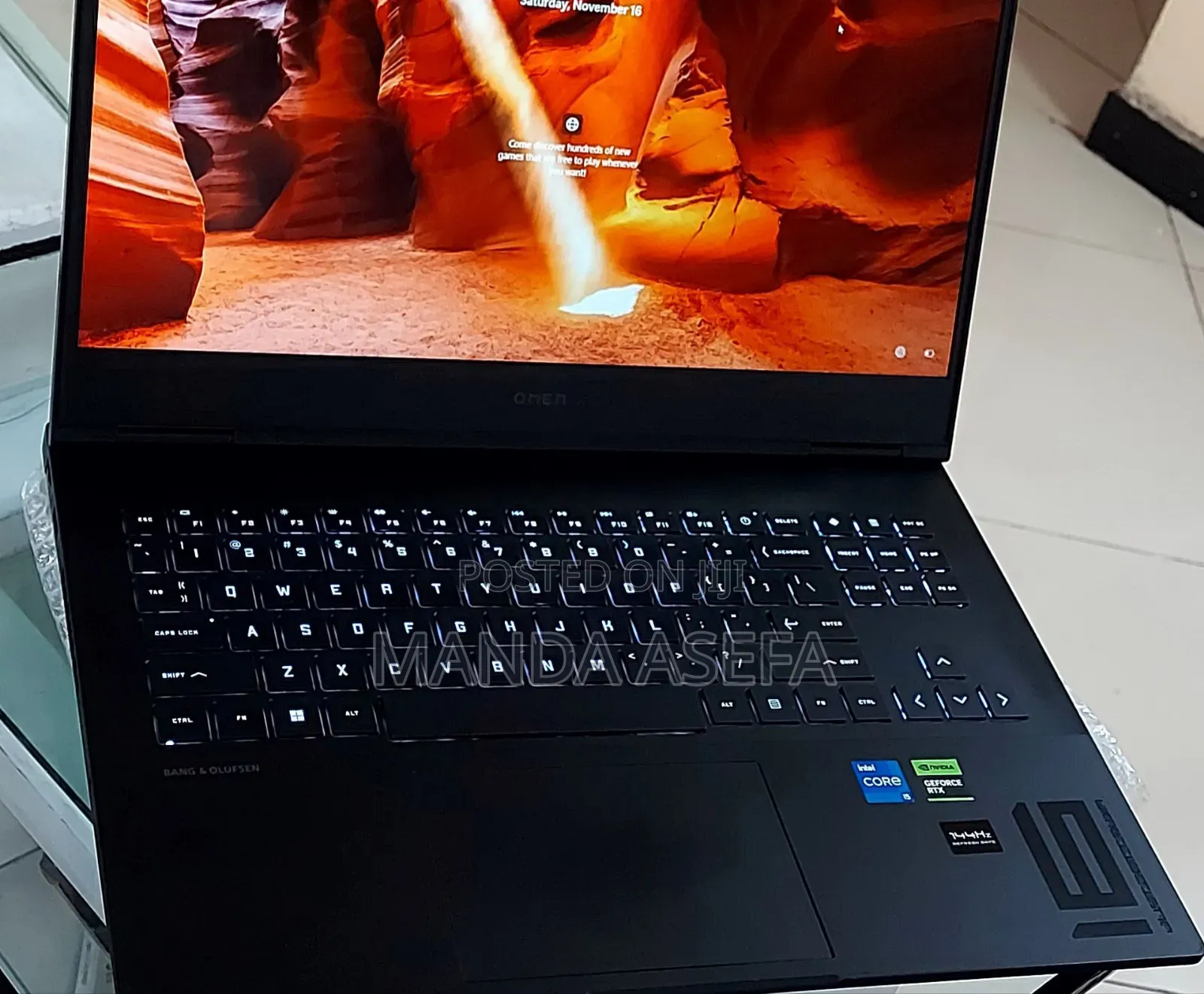 New Laptop HP Omen 16 16GB Intel Core I5 SSD 512GB