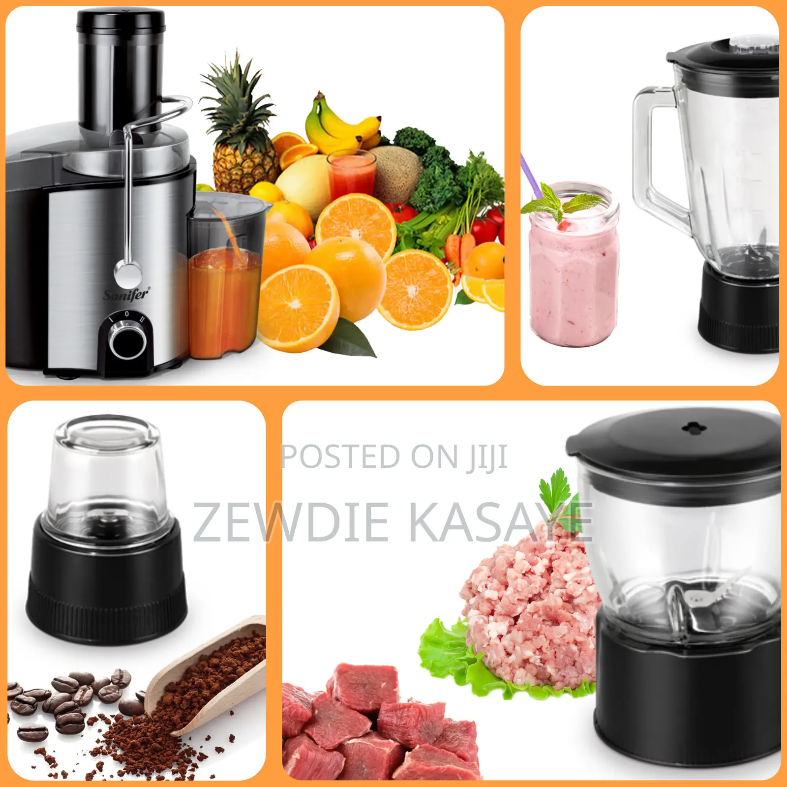 Boma Juice Extractor, Blender, Mincer, Dry Mill
