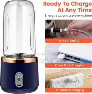 Rechargeable Mini Portable Blender | Juicer and Juice Bottle