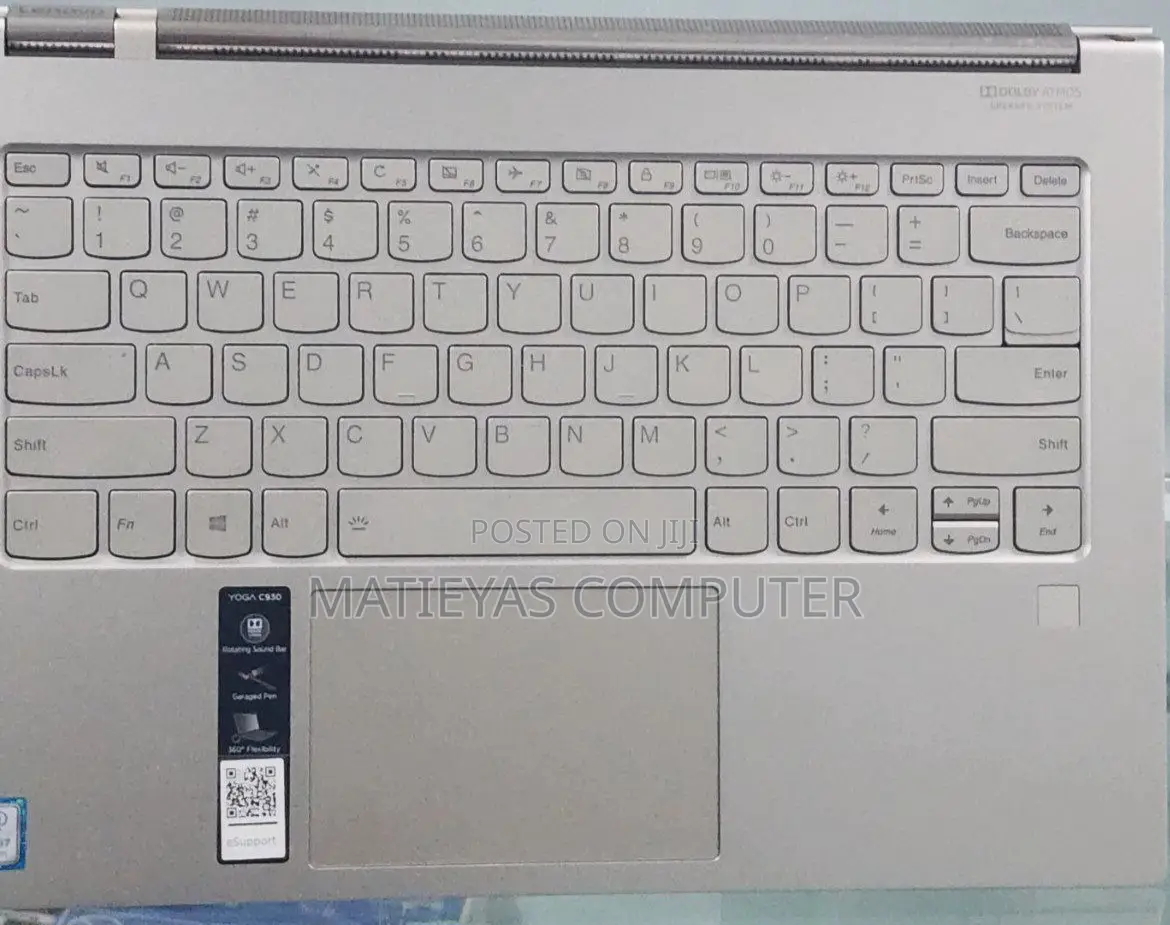 New Laptop Lenovo Yoga C930 16GB Intel Core I7 SSD 512GB