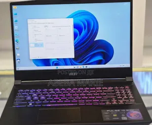 New Laptop MSI Pulse GL66 16GB Intel Core I7 SSD 1T