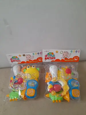 Photo - Baby Rattles, Cars, Donut Tower