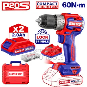 EMTOP Brushless Cordless Impact Drill