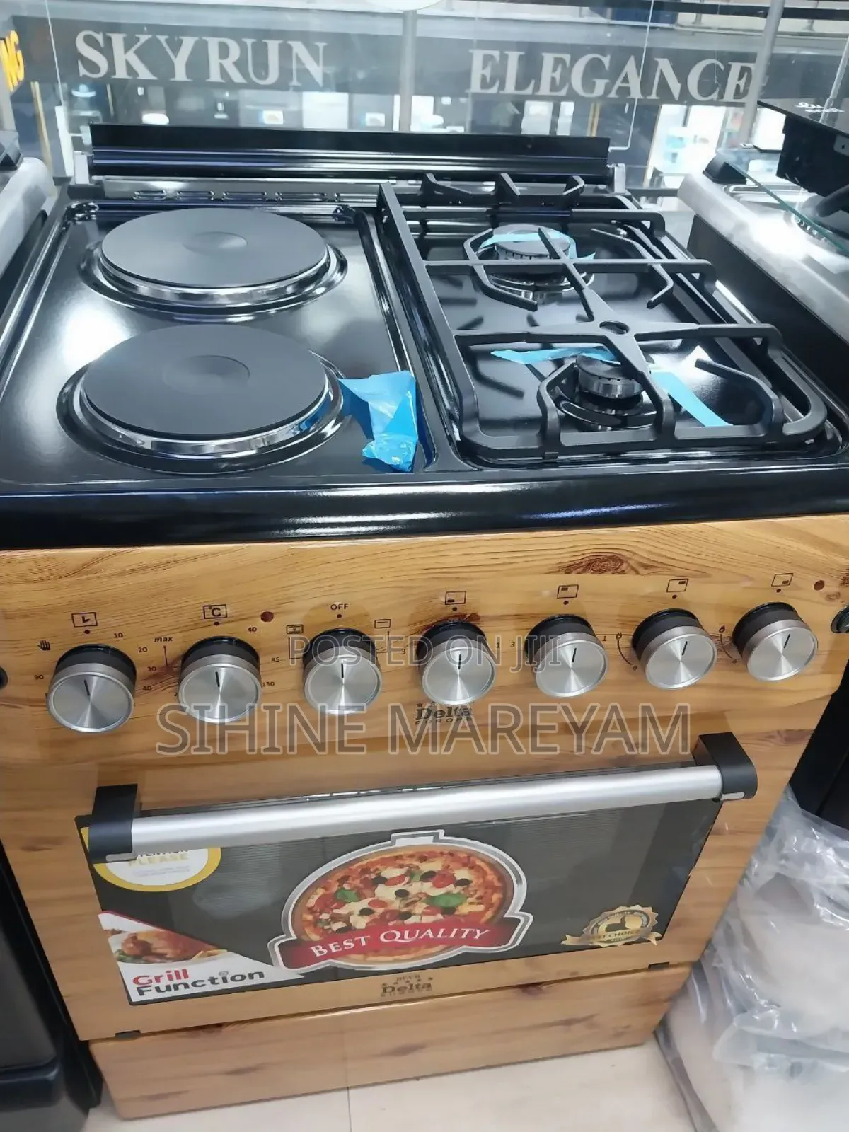 የቱርክ ምርት የሆነውን ዴልታ 60 * 60 ኦቭን 2 ኤሌክትሪክ እና 2 ጋዝ ግሪል ሲስተም ጥራት