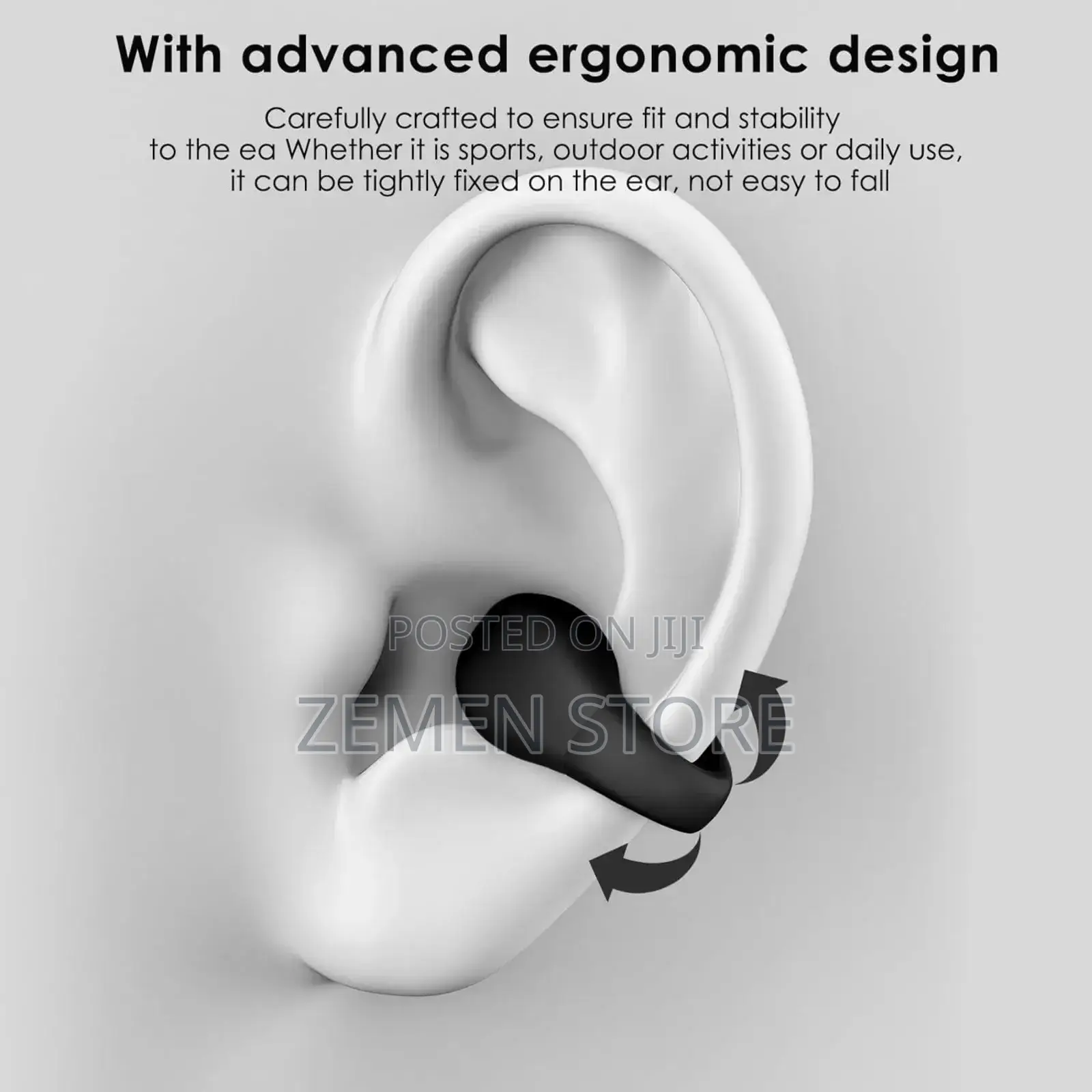 Porodo Soundtec Ear-Clip Earbuds Original