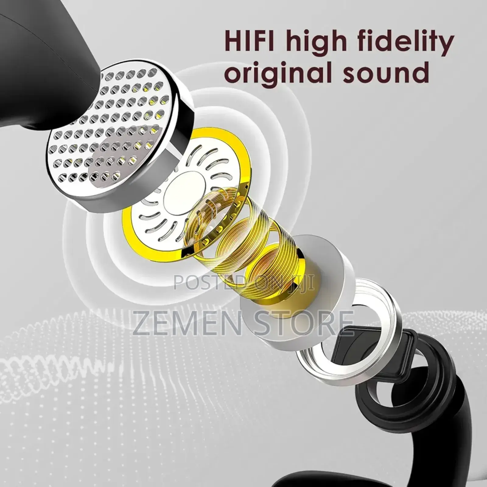 Porodo Soundtec Ear-Clip Earbuds Original