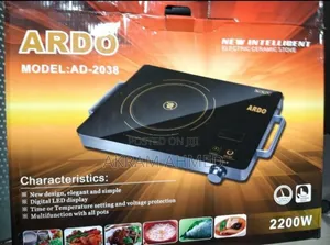 Photo - Ardo Electric Ceramic Touch Stove