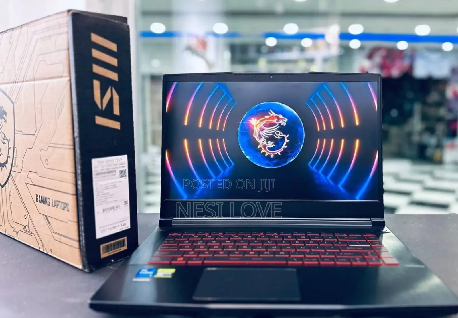 New Laptop MSI GF63 16GB Intel Core I7 SSD 512GB