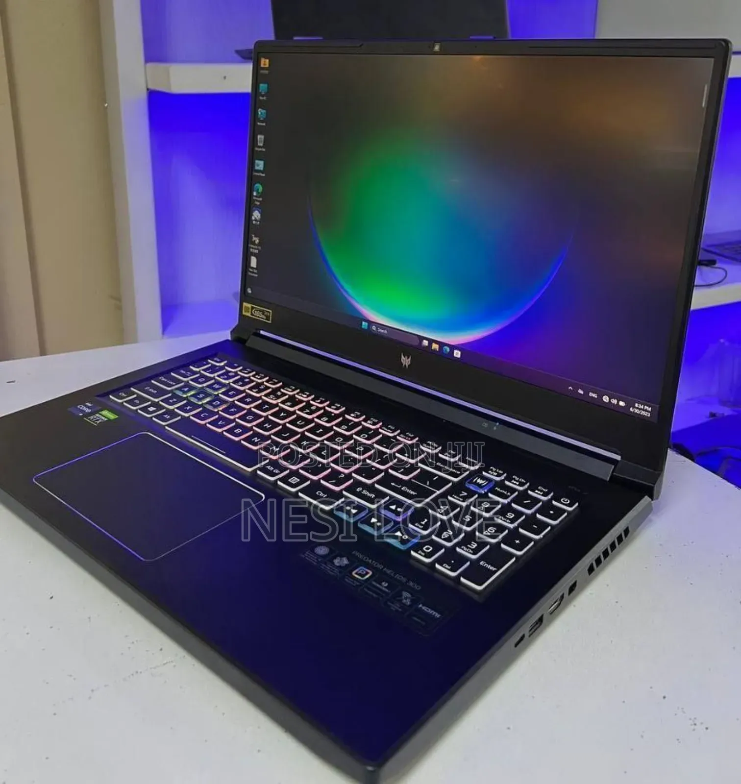 New Laptop Acer Predator Helios 300 16GB Intel Core I9 SSD 1T