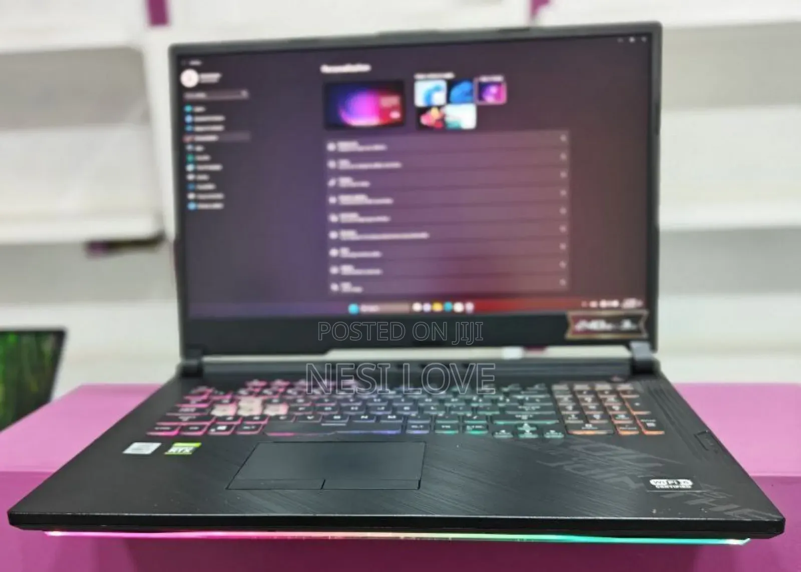 New Laptop Asus ROG Strix G17 16GB Intel Core I7 SSD 1T